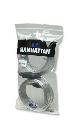 MANHATTAN CABLE USB A MACHO - USB B MACHO 11 METROS PLATA - Image 4
