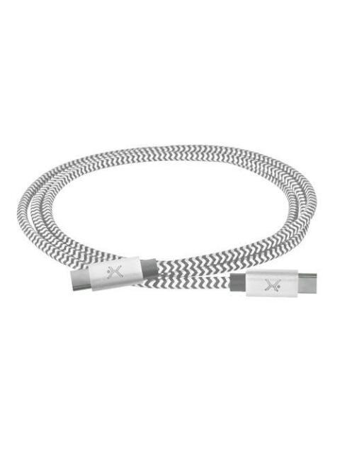 CABLE USB PERFECT CHOICE USB-A A USB-C 1M PLATA PC-101697