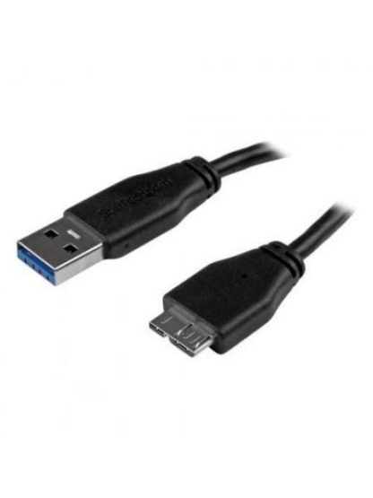 STARTECH  CABLE USB MACHO - MICRO USB MACHO 2 METROS NEGRO - Image 2