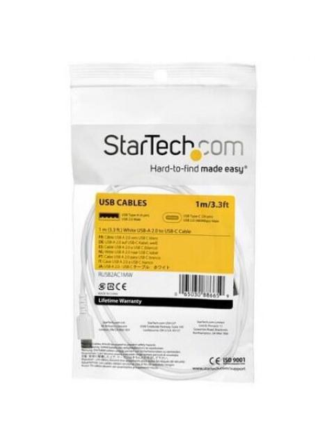 STARTECH  CABLE USB A MACHO - USB C MACHO 1 METRO BLANCO - Image 7