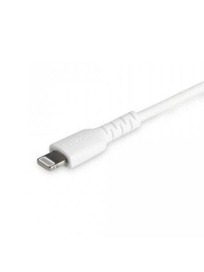 STARTECH  CABLE DE CARGA CERTIFICADO MFI LIGHTNING MACHO - USB-C MACHO 1 METRO BLANCO PARA IPOD-IPHONE-IPAD - Image 4