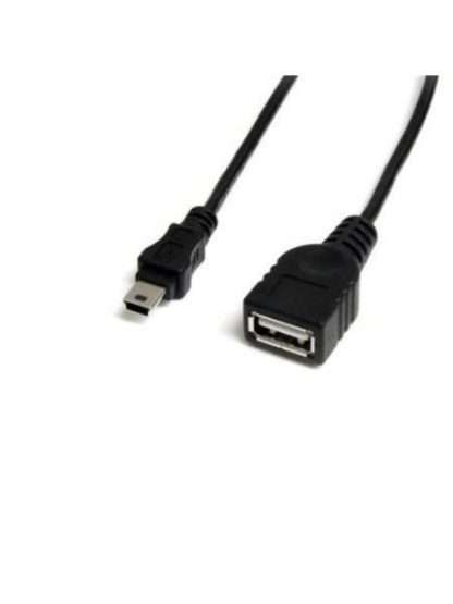 STARTECH  CABLE USB A MACHO - MINI-USB B HEMBRA 30CM NEGRO - Image 2