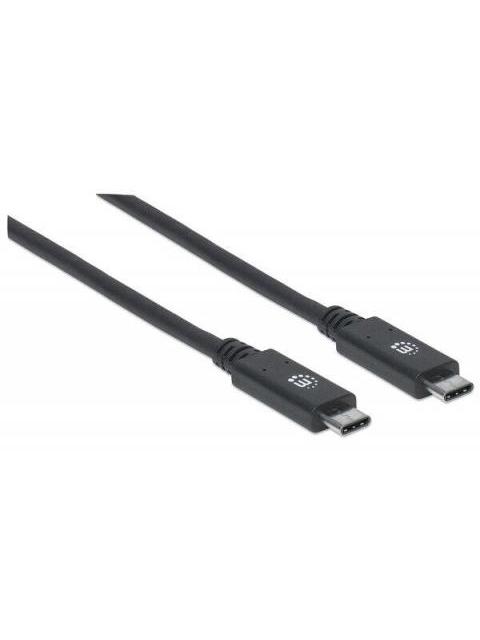 MANHATTAN CABLE USB C MACHO - USB C MACHO 1 METRO NEGRO - Image 4