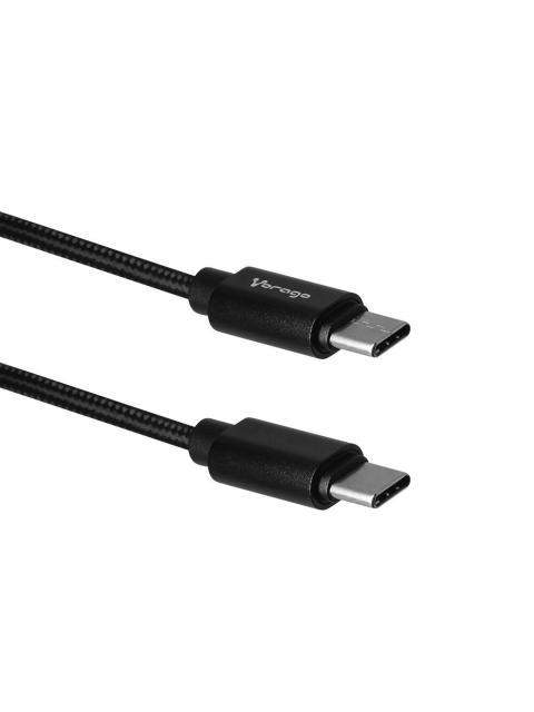 CABLE VORAGO CAB124BK USB C USB C MACHO-MACHO 1 M NEGRO - Image 3