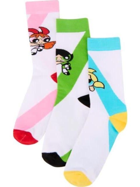 CALCETAS LAS CHICAS SUPERPODEROSAS MULTICOLOR THE POWERPUFF GIRLS