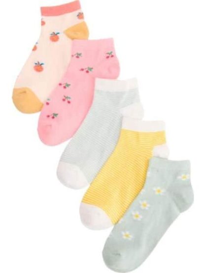 CALCETAS SET DE 5 PARES MULTICOLOR HELLODREAM - Image 2