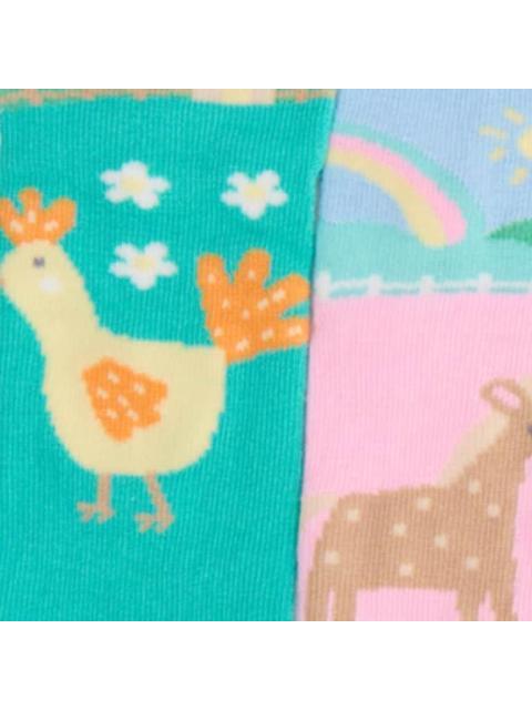 CALCETAS SET DE 5 PARES MULTICOLOR HELLODREAM - Image 4