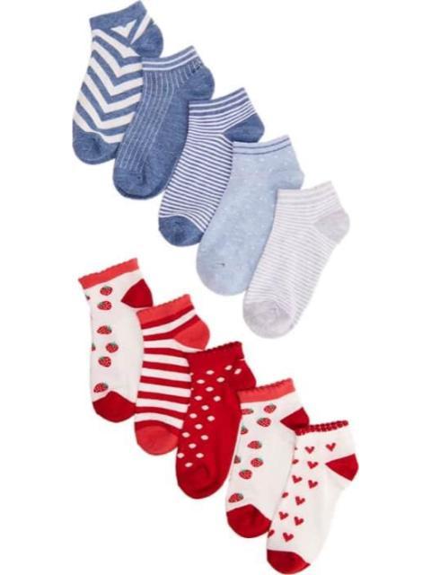 CALCETAS SET DE 5 PARES MULTICOLOR LOVE TO LOUNGE