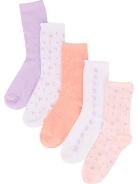 CALCETAS SET DE 5 PARES MULTICOLOR LOVE TO LOUNGE