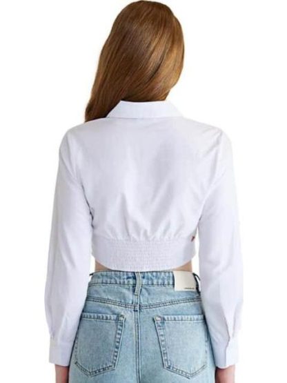 CAMISA CROP BLANCO HOLLY LAND - Image 4