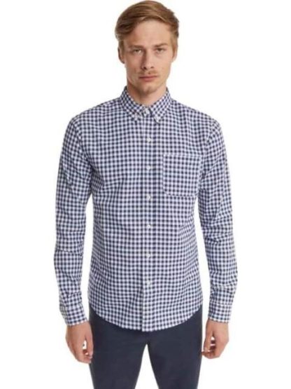 CAMISA CUADROS AZUL MARINO NEXT CO