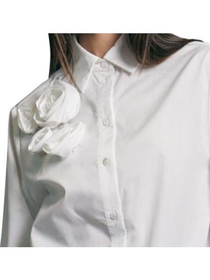 CAMISA MANGA LARGA FLOR MARFIL HOLLY LAND - Image 3