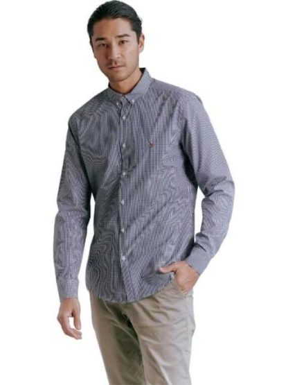 CAMISA DE POPELINA MANGA LARGA NEGRO HPC POLO - Image 4