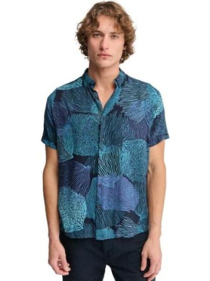 CAMISA ROPA CASUAL AZUL MARINO NEXT CO