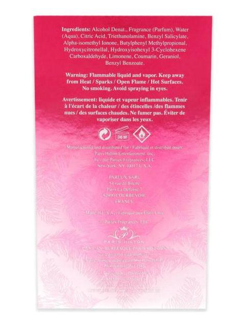 CAN CAN BURLESQUE DAMA PARIS HILTON 100 ML EDP SPRAY - Image 5