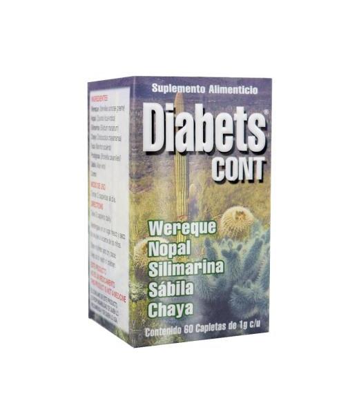 CAPLETAS DIBETS 60 WEREQUE NOPAL SILIMARINA SAVILA CHAYA NATURES P.E.T.