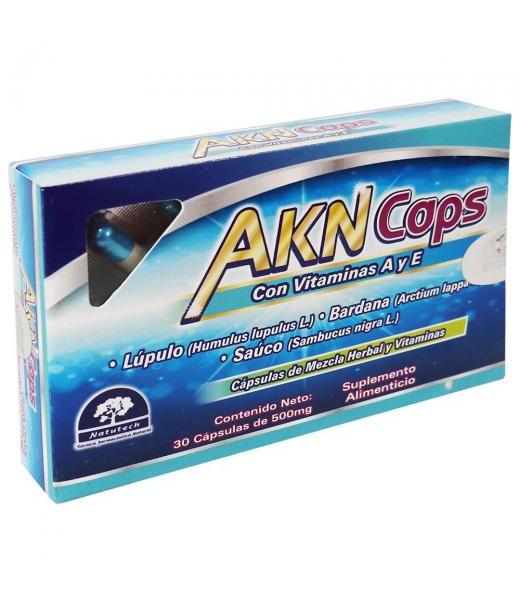 CAPS. AKN C 30 LUPULOBARDANA Y EQUINACEA ADIC. CON VIT. A Y D LAB. NATUTECH