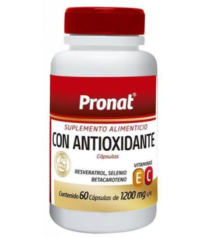 CAPS. RESVERATROL ANTIOXIDANTE C 60 1200 MG RESVERATROLSELENIO Y PRONAT