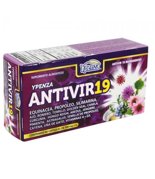 CAPS. ANTIVIR19 C 60 500 MG EQUINACEA PROPOLEO SILIMARINA SOLO PARA DIABETICOS