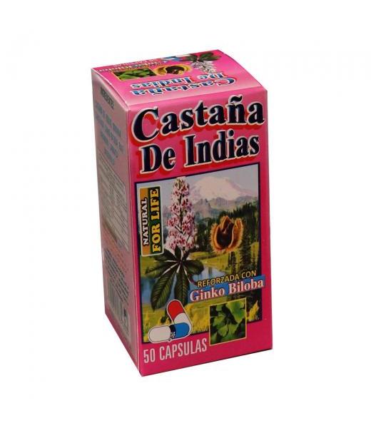 CAPS. CASTAÑO DE INDIAS C 50. REFORZADA CON GINKO BILOBA MAYAMEX