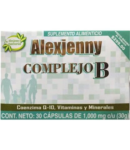 CAPS. COMPLEJO B C 30 ALEXJENNY NUTRY SALUD