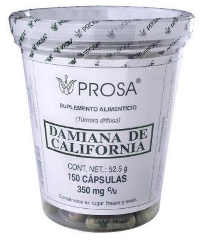CAPS. DAMIANA DE CALIFORNIA C 150 PROSA