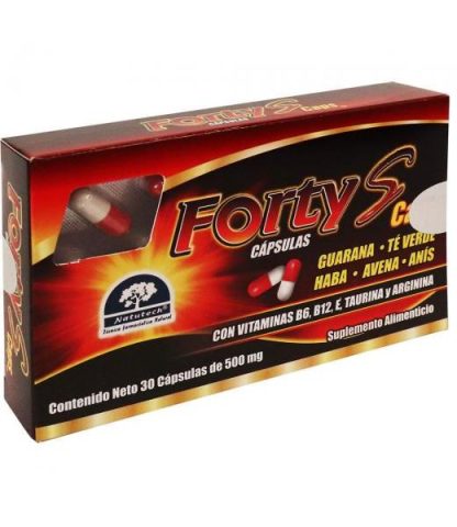 CAPS. FORTI-S C 30GUARANATE VERDEHABAAVENAANIS LAB. NATUTECH