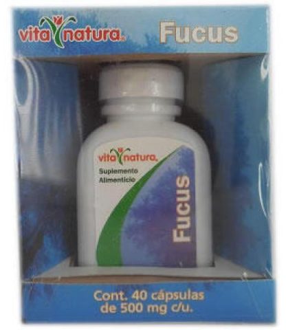 CAPS. FUCUS C 40 500 MG. VITA NATURA