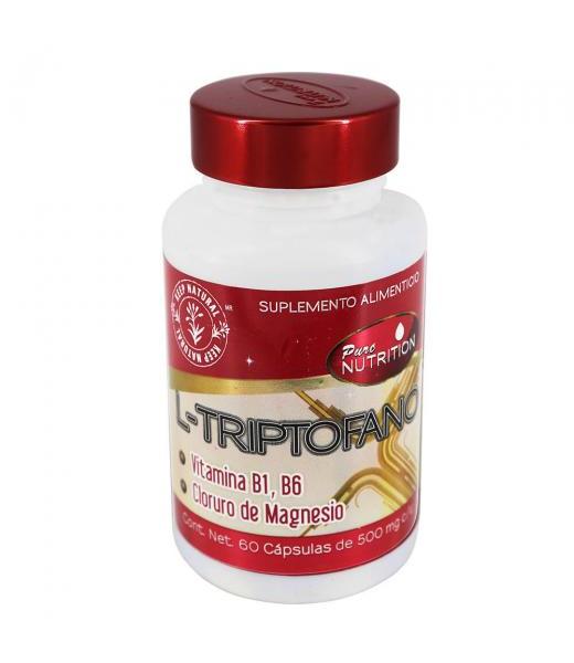 CAPS. L-TRIPTOFANO C 60 500 MG VITAMINA B1B6CLORURO DE MAGNESIO BIO SER NATURAL