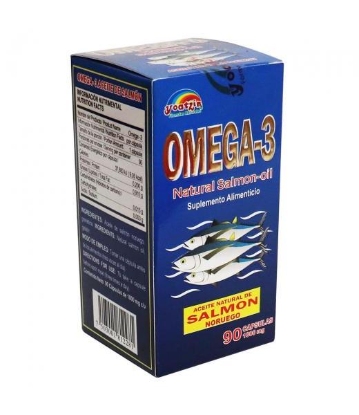CAPS. OMEGA-3 NATURAL SALMON-OIL C 90 EMPACADORA YOATZIN