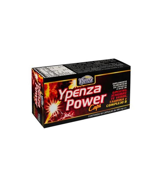 CAPS. POWER C 60 500MG A BASE DE GINSENG JENGIBRE TE VERDE TAURIN SOLO PARA DIABETICOS