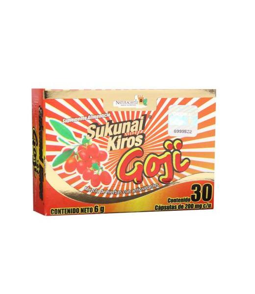 CAPS. SUKUNAI KIROS GOJI C 30 MEZCLA DE HIERBAS CON ANTIOXIDANTES SUKUNAI KIROS