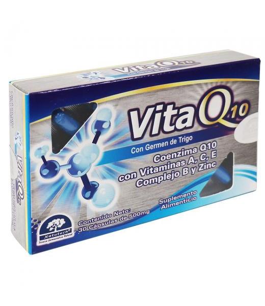 CAPS. VITA Q10 C 30CON GERMEN DE TRIGOCOENZIMA Q-10CON VIT.ACECOM LAB. NATUTECH