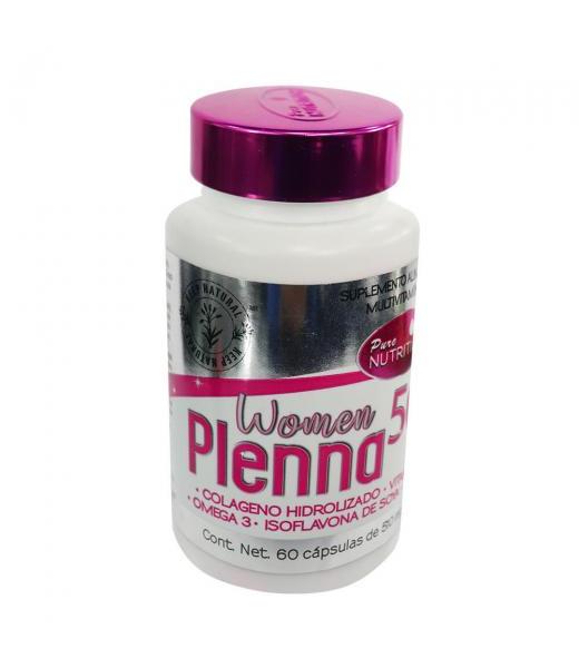 CAPS. WOMEN PLENNA +50 C 60 COLAGENO HIDROLIZADO VITAMINA D OMEGA BIO SER NATURAL
