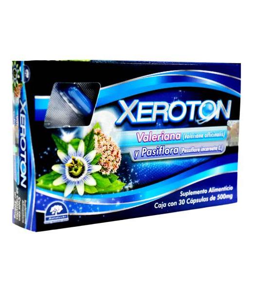 CAPS. XEROTON C 30 500MG VALERIANA Y PASIFLORA LAB. NATUTECH