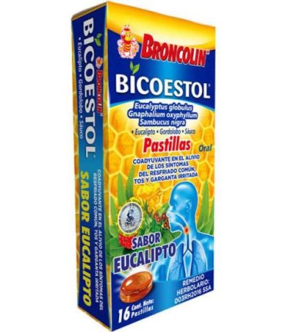 CARAMELO BICOESTOL EUCALIPTO 40 G BRONCOLIN