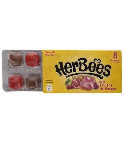 CARAMELO MIEL FRUTO DEL BOSQUE 24 G PRONACEN P 10