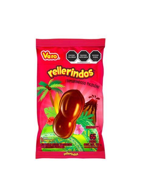 CARAMELO RELLENO VERO RELLERINDO ENCHILADO CON 65 PIEZAS DE 11 GR
