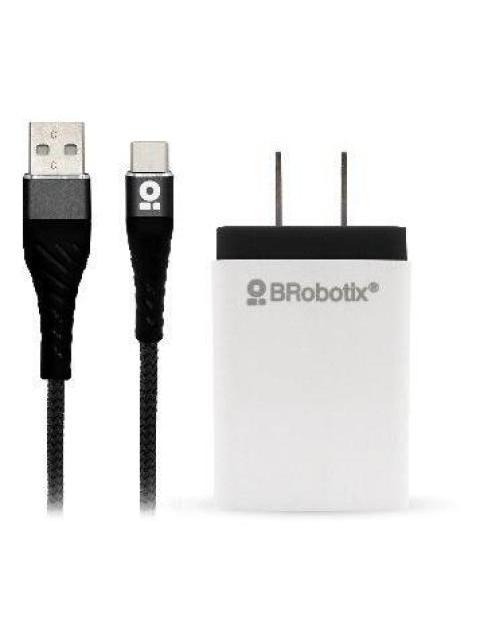 CARGADOR BROBOTIX USB C CABLE TIPO C CARGA RAPIDA 963325 -
