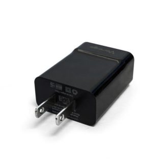 CARGADOR DE PARED VORAGO 5V USB NEGRO
