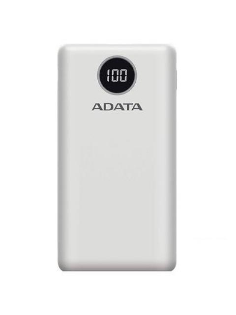 CARGADOR PORTATIL ADATA POWER BANK P20000QCD 20AH BLANCO