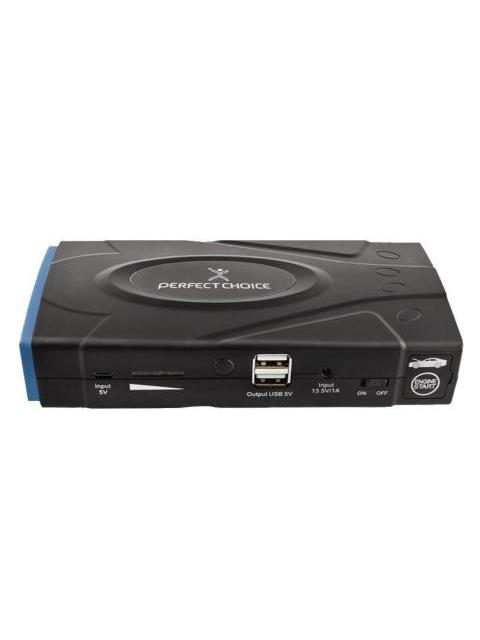 CARGADOR PORTATIL PERFECT CHOICE POWER BANK PC-240990 12.000MAH NEGRO