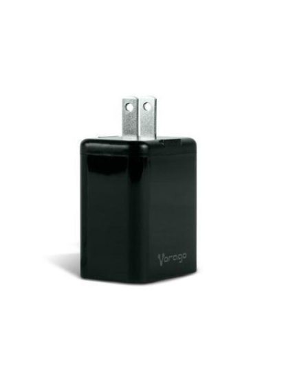 CARGADOR UNIVERSAL VORAGO QUICK CHARGE DOBLE ENTRADA USB-C - USB-A 20W NEGRO AU-350-BK - Image 2