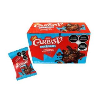 CARLOS V CHOCO FLAKES 9 DE 43GRS