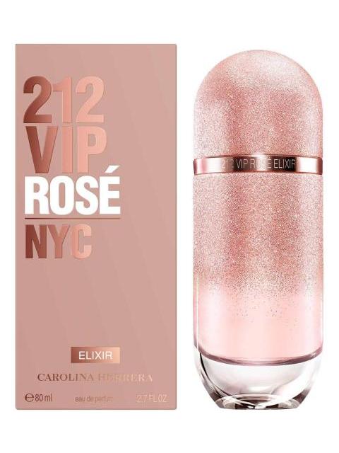CAROLINA HERRERA 212 VIP ROSE ELIXIR EDP 80FLOZ PARA MUJER