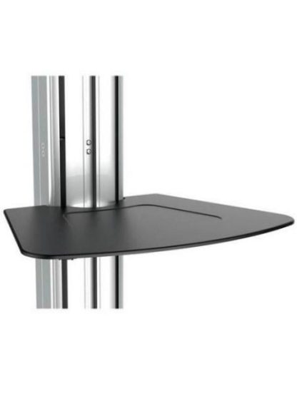 STARTECH  SOPORTE MOVIL DE PISO PARA PANTALLA DE 32 - 75 HASTA 40KG NEGRO-PLATA - Image 3