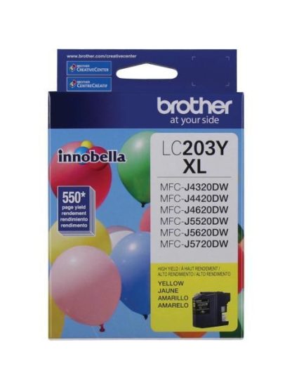 CARTUCHO BROTHER INNOBELLA LC203Y AMARILLO 550 PAGINAS