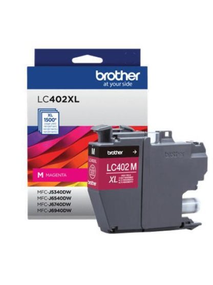 CARTUCHO BROTHER LC402XLMS ALTO RENDIMIENTO MAGENTA 1500 PAGINAS - Image 2