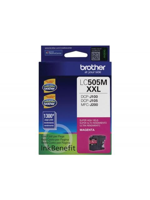 CARTUCHO BROTHER LC-505M MAGENTA 1300 PAGINAS