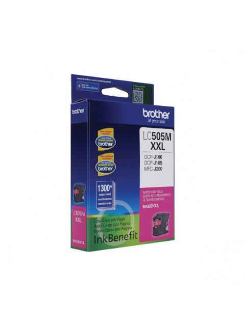 CARTUCHO BROTHER LC-505M MAGENTA 1300 PAGINAS - Image 5